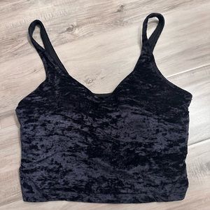 Lululemon align crushed velvet built in bra tank size 6